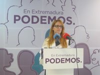 Podemos Extremadura insta a Vara a asumir "responsabilidades políticas" y hacer "autocrítica" de sus dos años de mandato