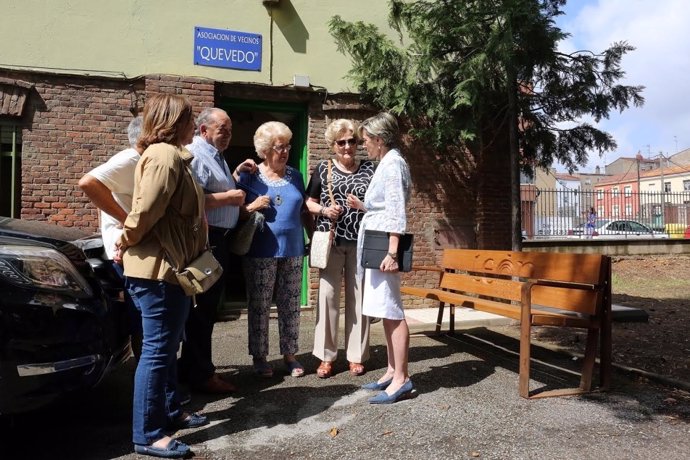 León: las concejalas visitan el Parque de Quevedo