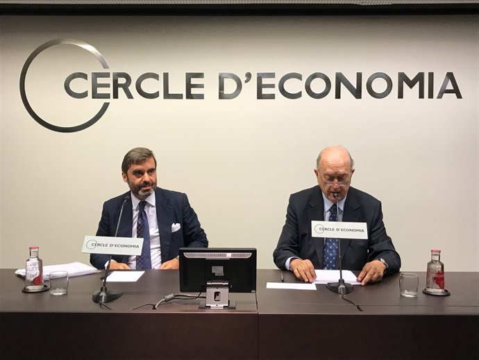 Ambaixador d'Espanya en la UE P.García-Berdoy, pte.Cercle d'Economia J.J.Bruguer