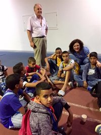 Los 143 niños saharauis que pasarán el verano en la provincia de Huelva comienzan a vivir sus 'vacaciones en paz'