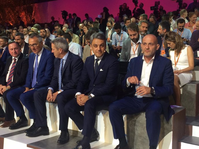 El presidente de Seat, Luca de Meo, en la presentación del modelo Arona