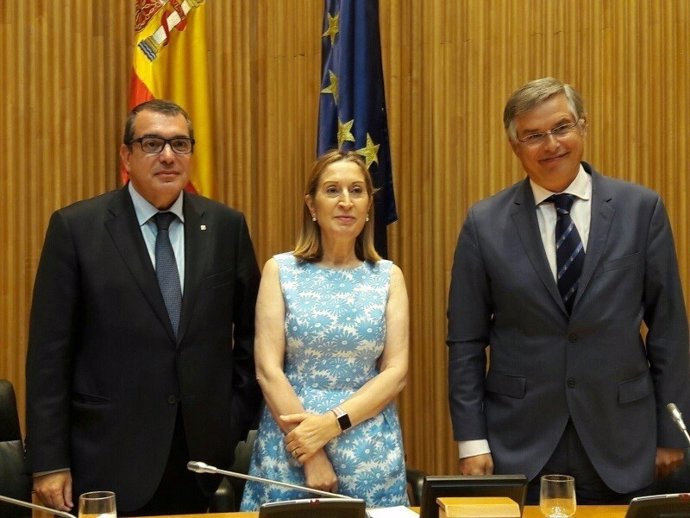 L'conseller Jordi Jané i la presidenta del Congrés, Ana Pastor