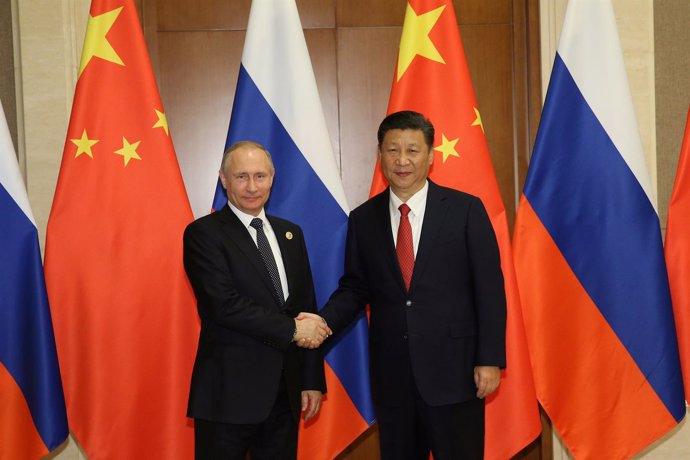 Vladimir Putin y Xi Jinping