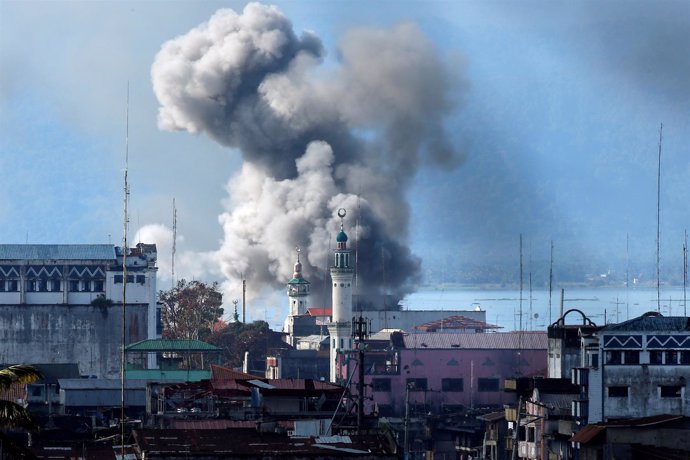 Enfrentamientos entre las fuerzas filipinas y el Grupo Maute en Marawi