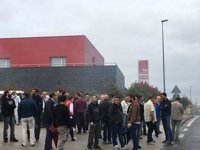 El metal de A Coruña paraliza polígonos industriales en la segunda jornada de huelga