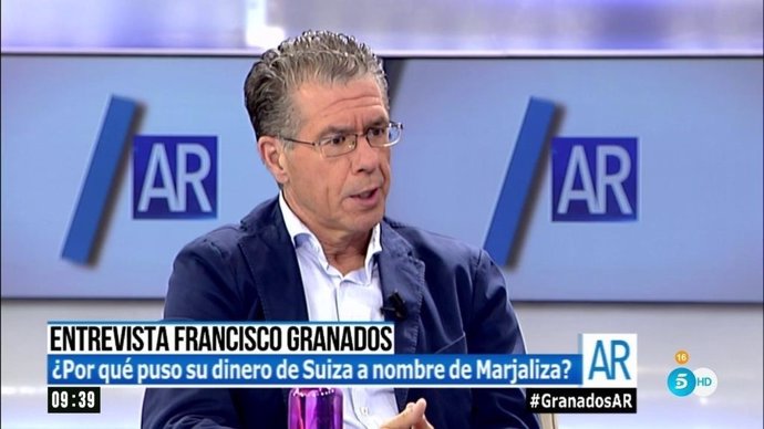 Francisco Granados en una entrevista en Ana Rosa