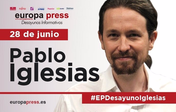 Pablo Iglesias interviene en el Desayuno Informativo de Europa Press 