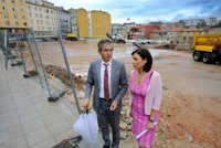 El aparcamiento gratuito en la antigua parcela de Tabacalera estará en seis semanas