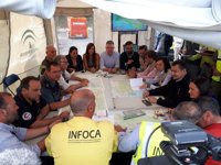 Vuelven a casa todas las personas que permanecían desalojadas a causa del incendio forestal de Moguer