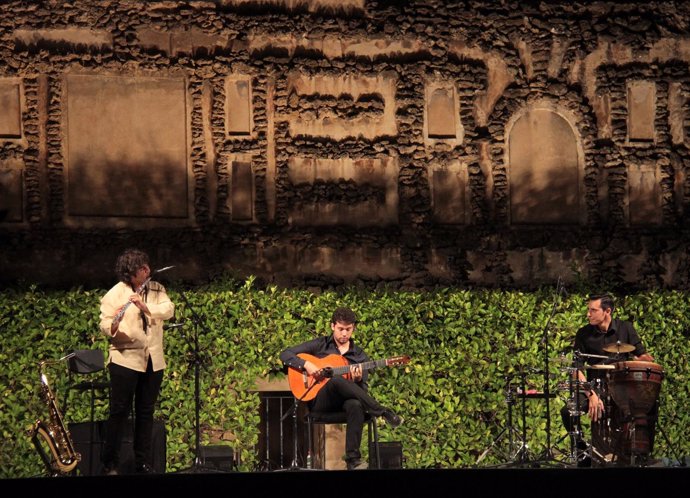 Actuación en uno de los conciertos de las 'Noches en los Jardines del Alcázar'.