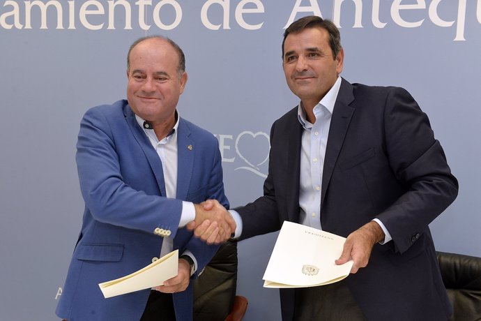 Manuel Barón convenio con Puerto Seco Antequera 