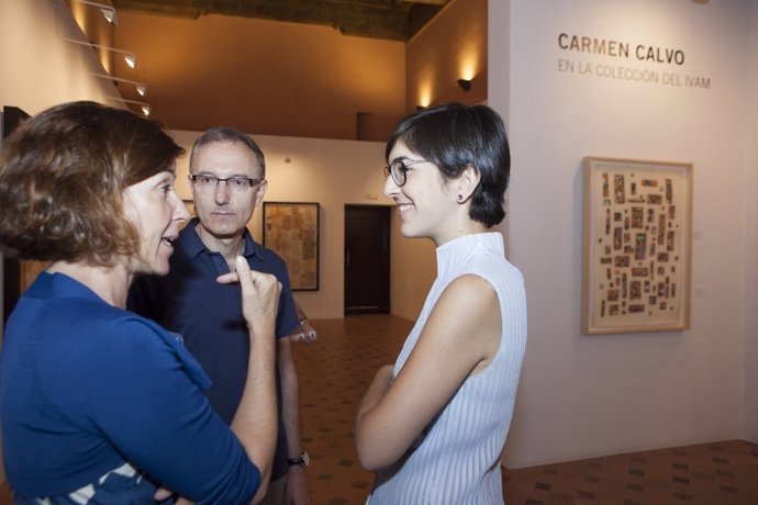 Inauguración de la exposición 'Carmen Calvo en la colección del IVAM'