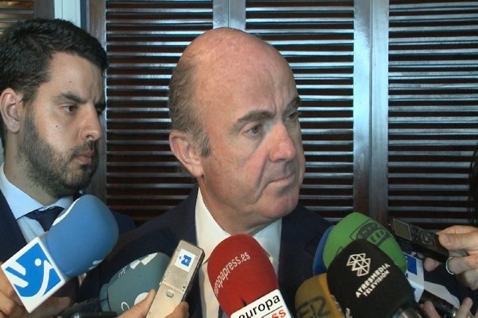 El ministro de Economía, Luis de Guindos