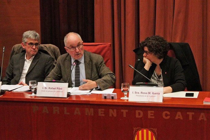 El Síndic de Greuges, Rafael Ribó, en comisión parlamentaria