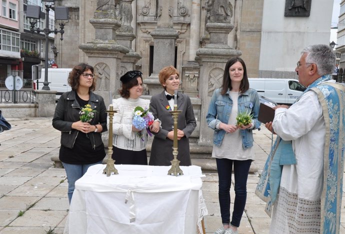 Avance Fotos Acto Simbolico Bng Lgtbi Boda Marcela E Elisa