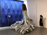 La obra "1900 1,2 ºC" de Nacho Arantegui tendrá su espacio fijo en el vestíbulo del IAACC Pablo Serrano