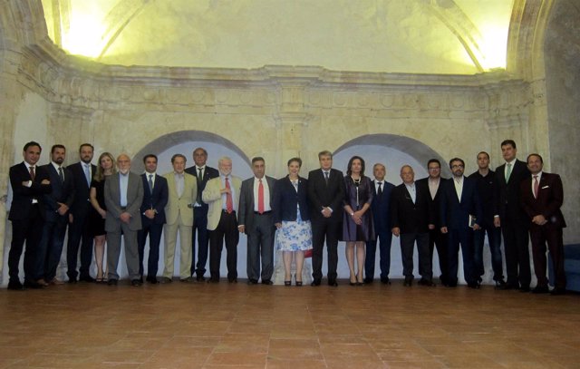 Galardonados en los Premios Salvar el Archivo.                               