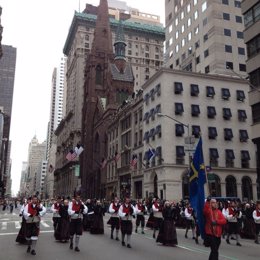 Desfile de Gaitas en Nueva York en el Día de San Patricio