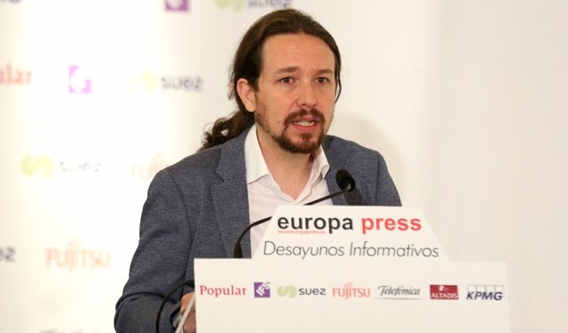 Desayuno informativo de Europa Press con Pablo Iglesias