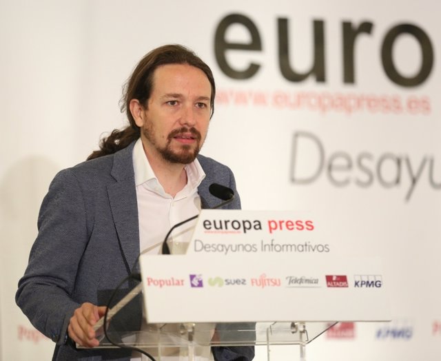 Desayuno informativo de Europa Press con Pablo Iglesias