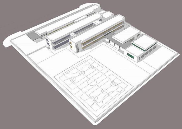 Obras de la segunda fase de reforma del CEIP La Unión de La Rinconada