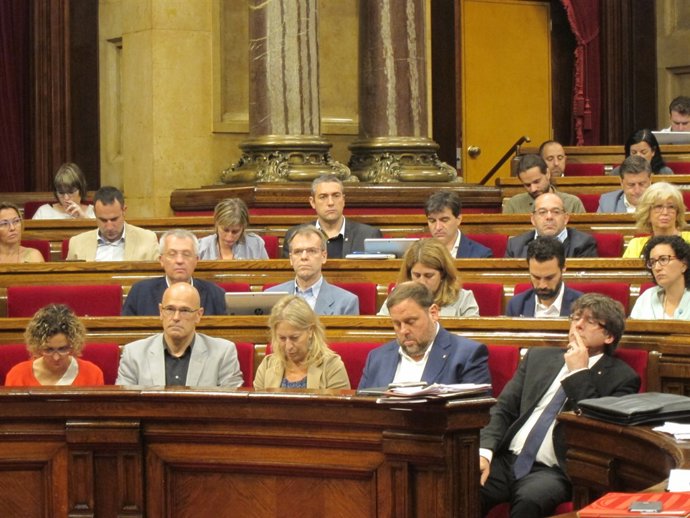 JxSí en el ple del Parlament