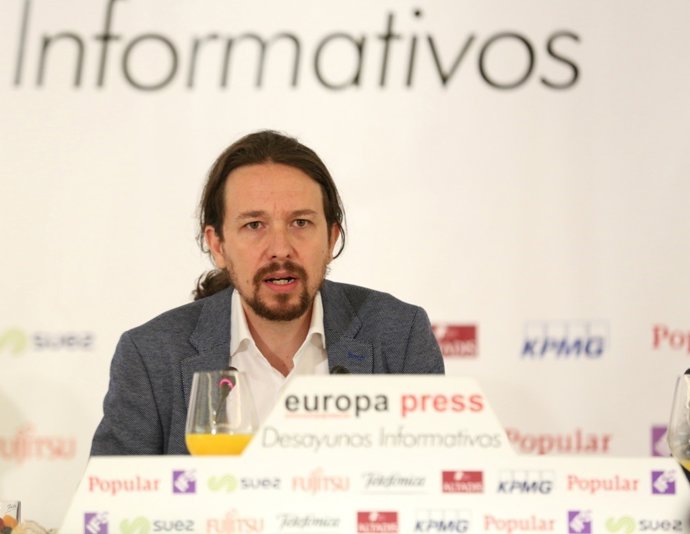 Esmorzar informatiu d'Europa  Press amb Pablo Iglesias