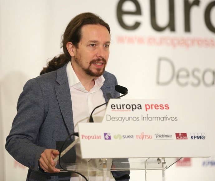 Esmorzo informatiu d'Europa  Press amb Pablo Iglesias