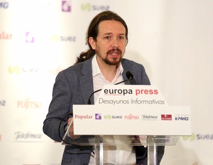 Desayuno informativo de Europa Press con Pablo Iglesias