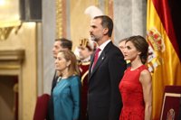 Los Reyes Felipe y Letizia presiden el 40 aniversario de las primeras elecciones