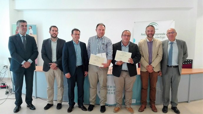 Ganadores de los premios Andalucía Emprende en Almería