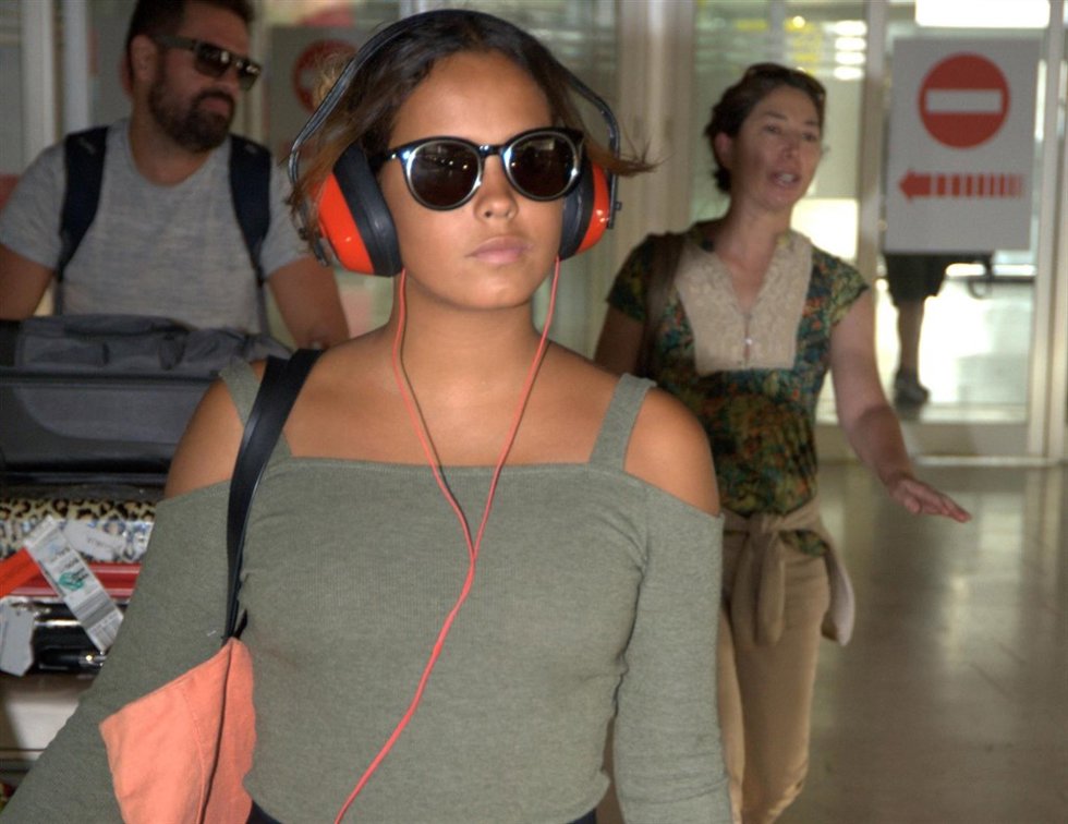 Gloria Camilia aterriza en España 