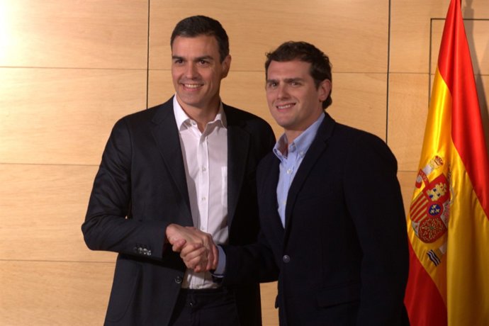 Pedro Sánchez i Albert Rivera 