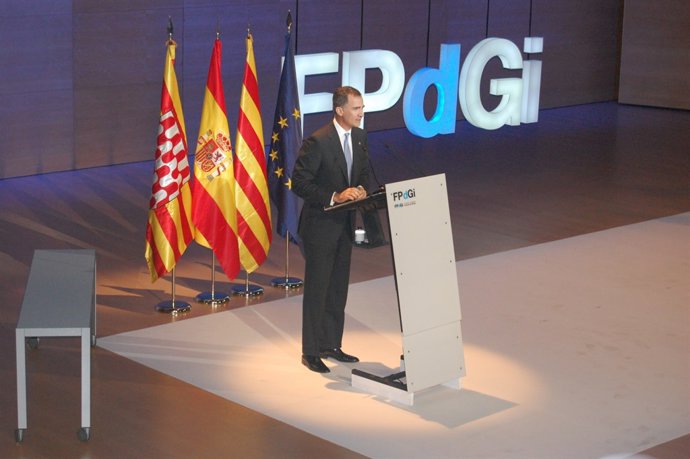 El rei Felip VI a l'entrega dels Premis FPdeGi 2016