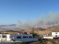 Extinguido el incendio en el Parque Natural de Cabo de Gata tras arrasar 70 hectáreas