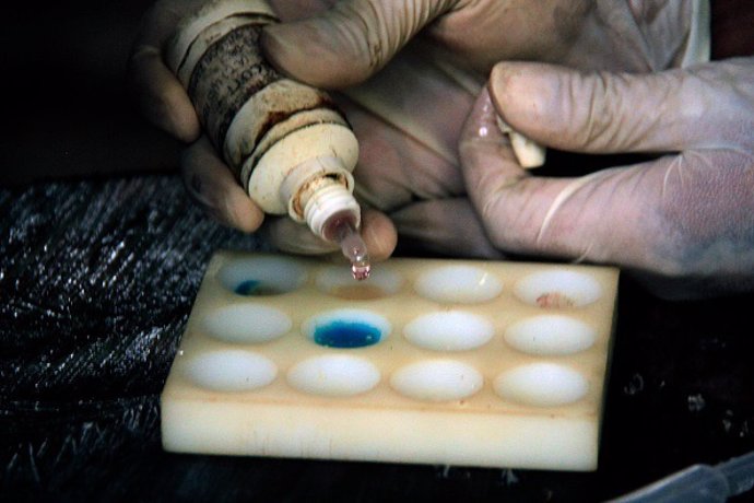 Dos laboratorios en Colombia cocaína