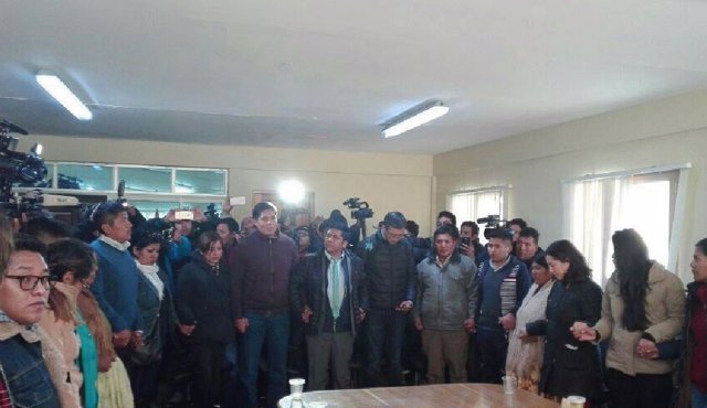 Llegada de los nueve funcionarios bolivianos condenados en Chile