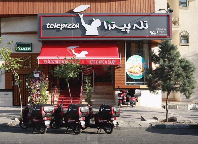 Telepizza en Teherán