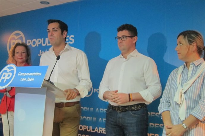 Juan Diego Requena, en la rueda de prensa.