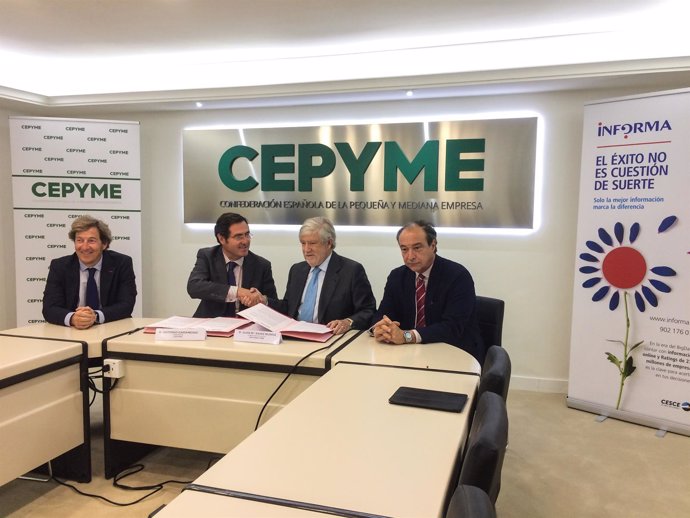 Cepyme e Informa D&B firman acuerdo de colaboración