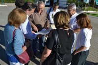 La Comisión Europea conoce la zona afectada por el incendio de Moguer, para cuya reforestación la Junta pedirá fondos