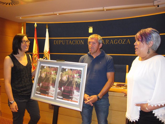 Palacín, Andía y Ruiz han presentado la XVII Feria de la Brujería de Trasmoz