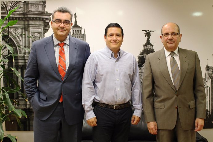 Antonio de Lucas, Gabriel López y Alfonso Rubio