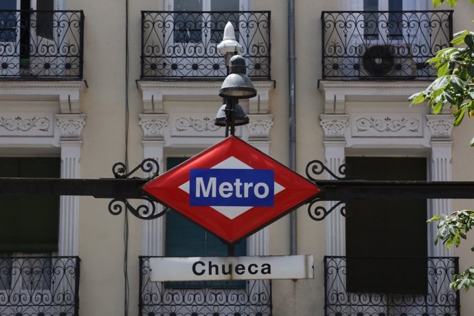 Metro de Chueca en Madrid
