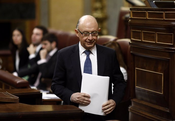 Cristóbal Montoro, ministro de Hacienda