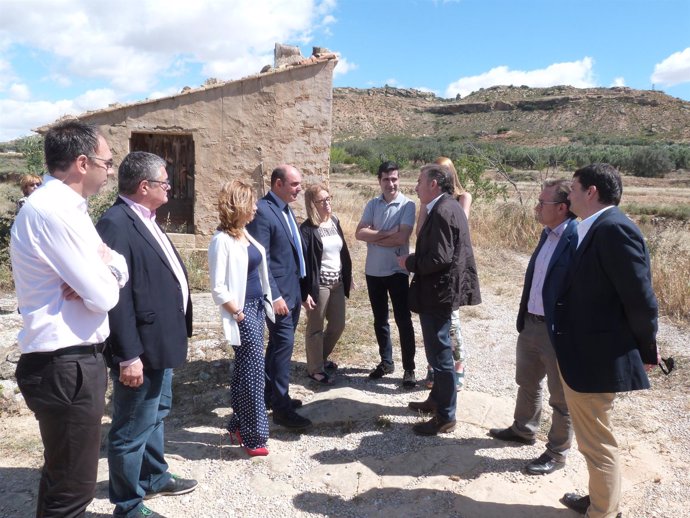 Beamonte ha visitado este jueves Alcañiz (Teruel)