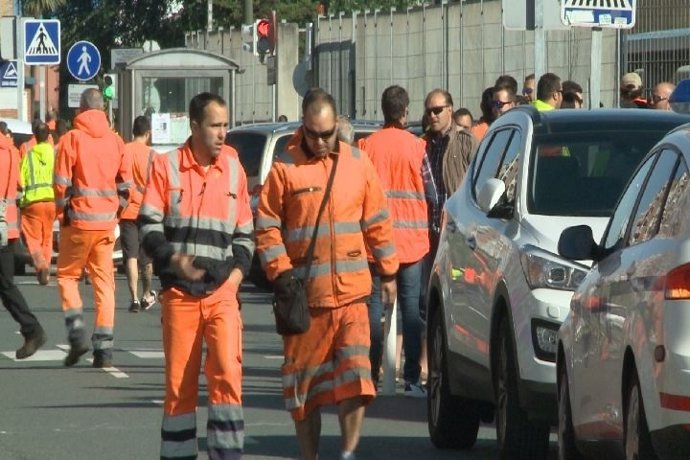 Estibadors en el Port de Bilbao