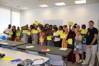 Un total de 46 alumnos reciben sus diplomas tras cursar clases de castellano y alfabetización en Son Gotleu 