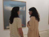 Patio Herreriano reúne 28 obras del pintor Esteban Vicente y sus contemporáneos en un "milagro laico"