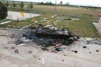 El fallecido en la atracción de Cabrillas (Salamanca) prendió fuego al remolque para "cobrar el seguro"